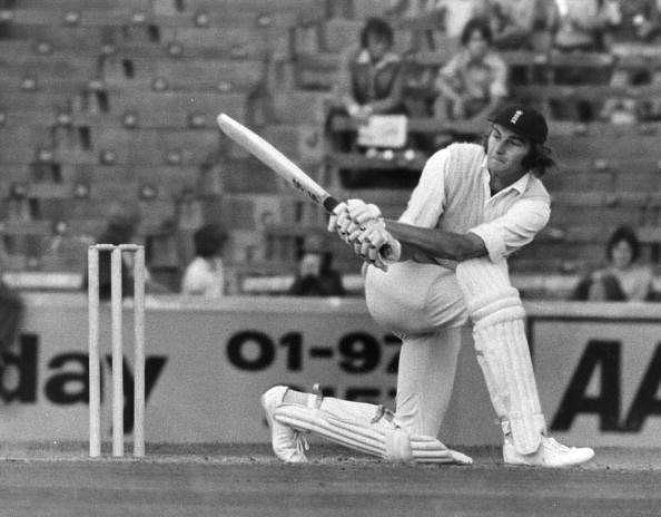 Chris Old in action during a Test match for England&nbsp;