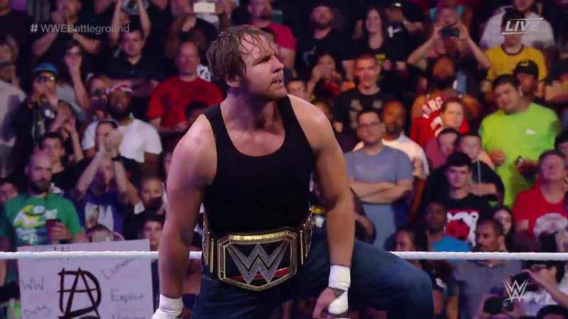 The first WWE Champion since the brand split, Dean Ambrose