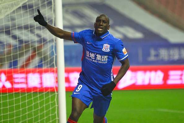 Demba Ba suffers a potential career ending injury while playing for Shanghai Shenhua