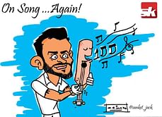 Comic: Virat on song again!