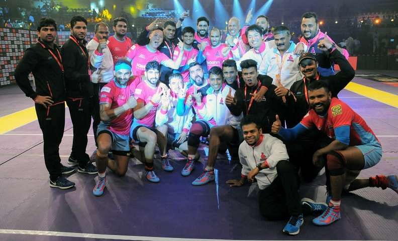 League-leaders Jaipur Pink Panthers face a tough Telugu Titans