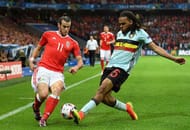 Jason Denayer tackle Belgium Wales