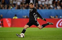 FIFA law no 9: What happens if the ball hits the referee?