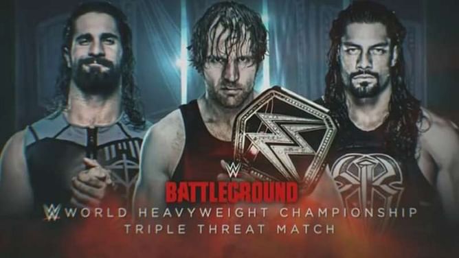 WWE Battleground 2016: Match card