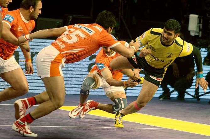 Pro Kabaddi 2016, Season 4 - Live Match Telecast: Telugu Titans vs Puneri Paltan, PKL Season match 34 online at Starsports.com