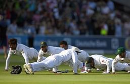Why did the Pakistan Team do pushups after the win against England?