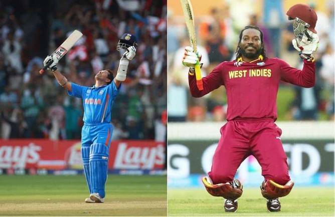Is Chris Gayle's record in T20s as good as Sachin Tendulkar's in ODIs?