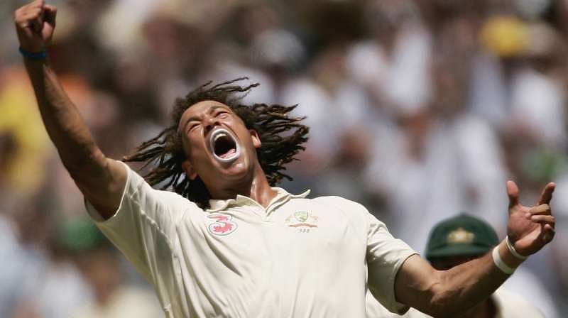 Andrew Symonds is one of four batsmen to have been at the crease on these rare occasions