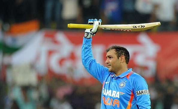 Sehwag&rsquo;s epic 219 came as captain of the ODI team