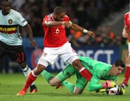 Thibaut Courtois saves Belgium Wales Euro 2016