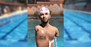 A champion with no hands: Vishwas K S guides Indian para-swimming team to success in Canada