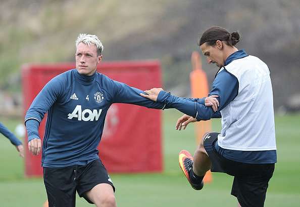 Video: Zlatan Ibrahimovic trains for the first time with Manchester United teammates