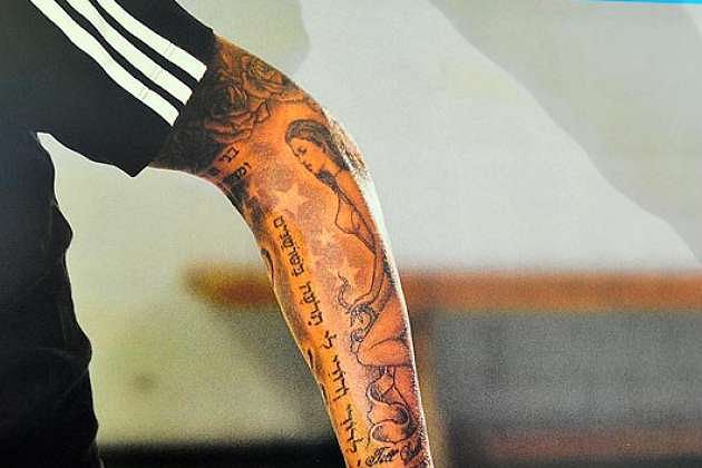 Page 4 - All of David Beckham's 51 tattoos and their meanings