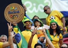 Despite spaces, football crowds encouraging