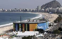 Beach volleyball - So Brazil! Copacabana debut delights fans despite queues