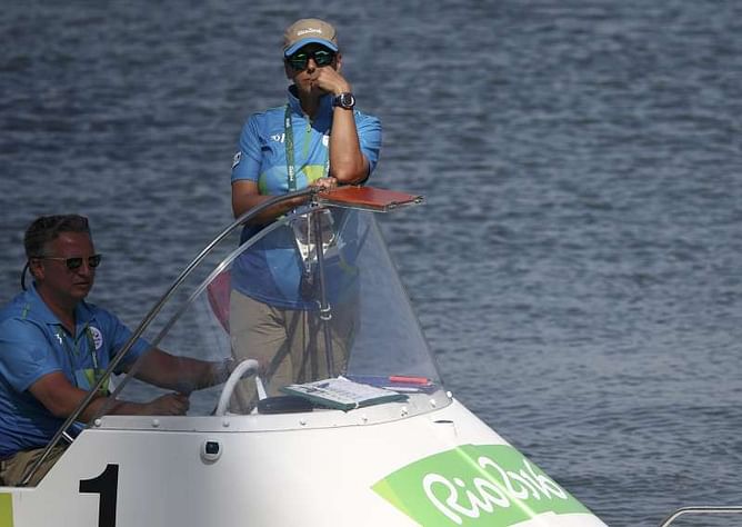 Olympics - Winds force organisers to call off day's rowing races