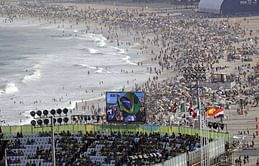 Raucous Brazil fans turn deaf ear to Olympic spirit