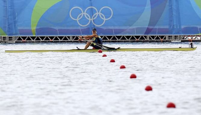 Testing the water on Rio's lagoon