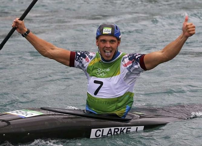 Canoe: Clarke revels in British weather in Rio slalom