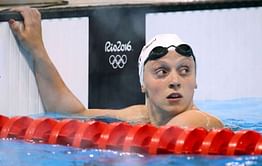 Swimming - Ledecky leads the way in 800m freestyle heats