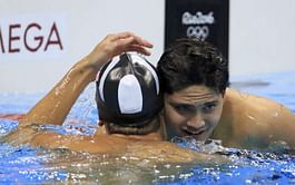 Swimming - Schooling wins first gold for Singapore