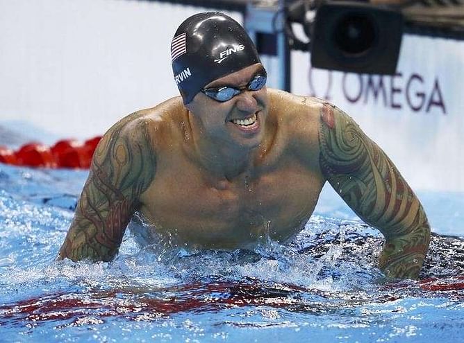 Swimming - Ervin wins gold 16 years after his first