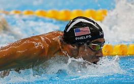 Swimming - U.S. wins men's medley relay, golden send-off for Phelps