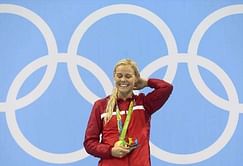 Swimming - Blume wins Denmark's first swim gold since 1948