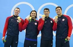 Swimming - Phelps wins last relay gold as U.S. dominate