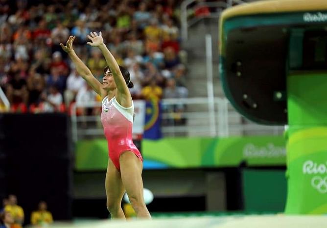 Whitlock bags historic golds for Britain, Biles shines again