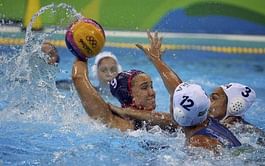U.S. women overpower Brazil to reach water polo semi-finals