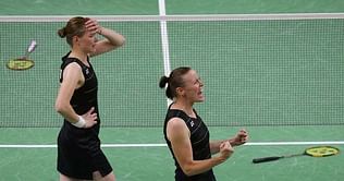 Danes end Chinese reign in women's doubles