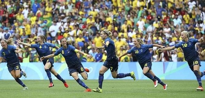 Soccer: Swedish cool trumps boiling Brazilians in final quest