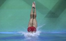 China's Cao wins gold on men's 3 metre springboard