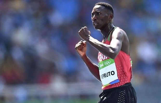 Kenya's Kipruto wins men's 3,000m steeplechase gold