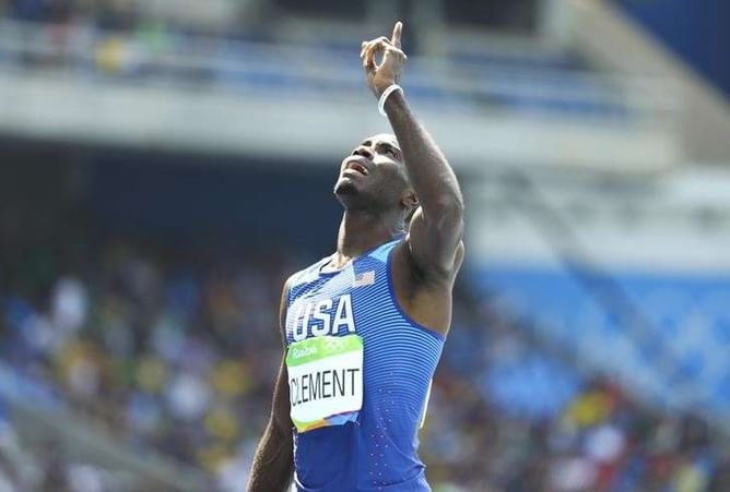 Athletics: Clement wins 400m hurdles but Culson in tears