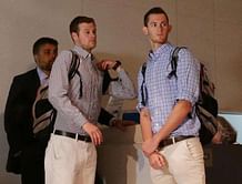 U.S. swimmers Conger and Bentz land in Miami - Reuters witness