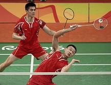 China defeat Malaysia for men's doubles gold in badminton at Rio