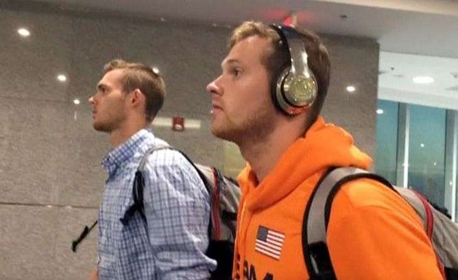 EXCLUSIVE: Aboard AA990: A curtain comes down on U.S. swimmers' gold medal glory