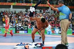 Wrestling - Furious Mongolians strip off over bronze medal defeat