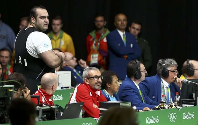 Olympics - Weightlifting under fire from angry Iranians - 1.6 million times