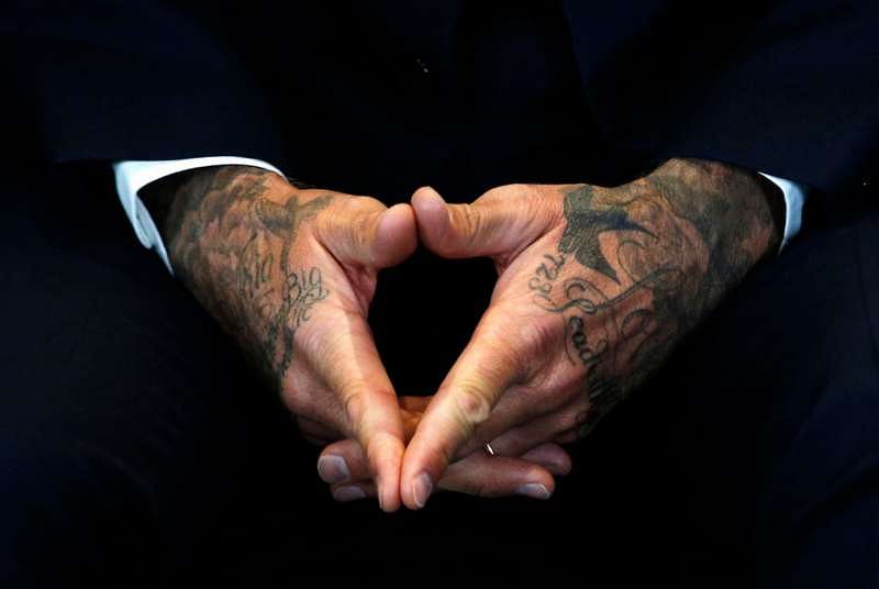 Page 7 All of David Beckham's 51 tattoos and their meanings