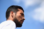 SAINT PETERSBURG, RUSSIA - JULY 20: Ezequiel Garay of FC Zenit Saint Petersburg speaks to the media during a press conference at the Zenit Training Centre during a media tour of Russia 2018 FIFA World Cup venues on July 20, 2015 in Saint Petersburg, Russia. (Photo by Laurence Griffiths/Getty Images)