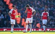 LONDON, ENGLAND - MARCH 13: Olivier Giroud (12) and Mesut Ozil (11) of Arsenal look dejected as Adlene Guedioura of Watford scores their second goal during the Emirates FA Cup sixth round match between Arsenal and Watford at Emirates Stadium on March 13, 2016 in London, England. (Photo by Shaun Botterill/Getty Images)