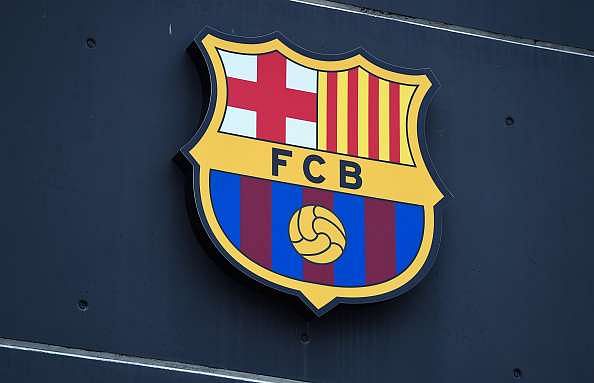 BARCELONA, SPAIN - APRIL 05:  A club crest is seen prior to the UEFA Champions League quarter final first leg match between FC Barcelona and Club Atletico de Madrid at Camp Nou on April 5, 2016 in Barcelona, Spain.  (Photo by David Ramos/Getty Images)