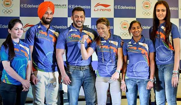 IOA Goodwill Ambassador Salman Khan announces an award of Rs 1.01 lakh for every Indian Olympian