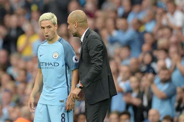 Pep Guardiola: Samir Nasri has a future at Manchester City if he earns it