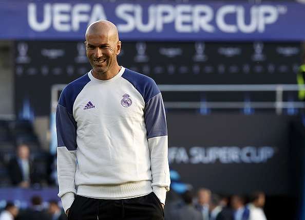 Zinedine Zidane belives Real Madrid are not favourites for the UEFA Super Cup