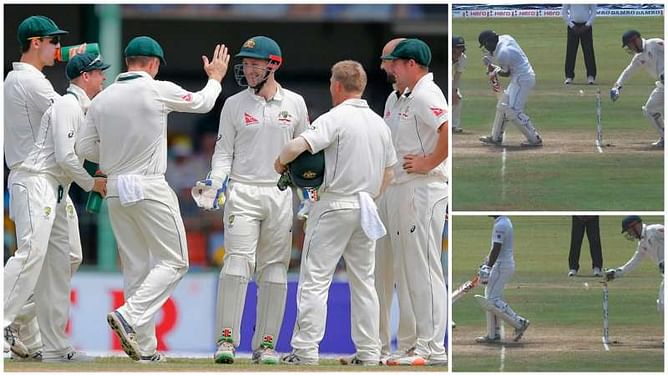 Peter Nevill's stumping of Dimuth Karunaratne - Perfect game awareness, or cheating?