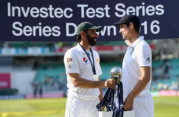 Misbah ul Haq and Alastair Cook